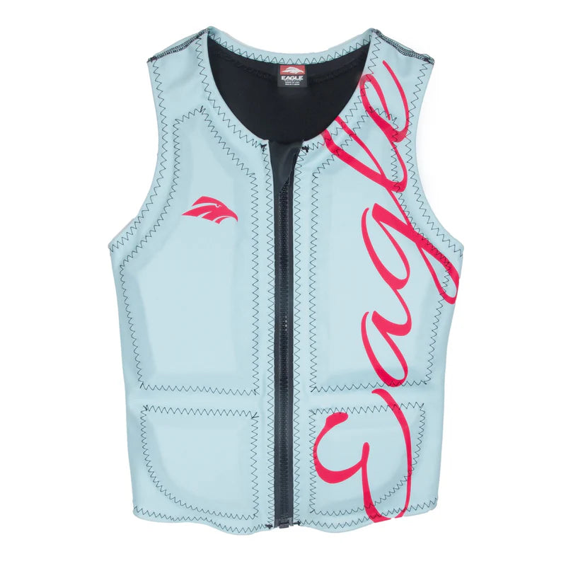 Eagle Women's Pro Logo Vest warna Aqua/Watermelon di Joy368
