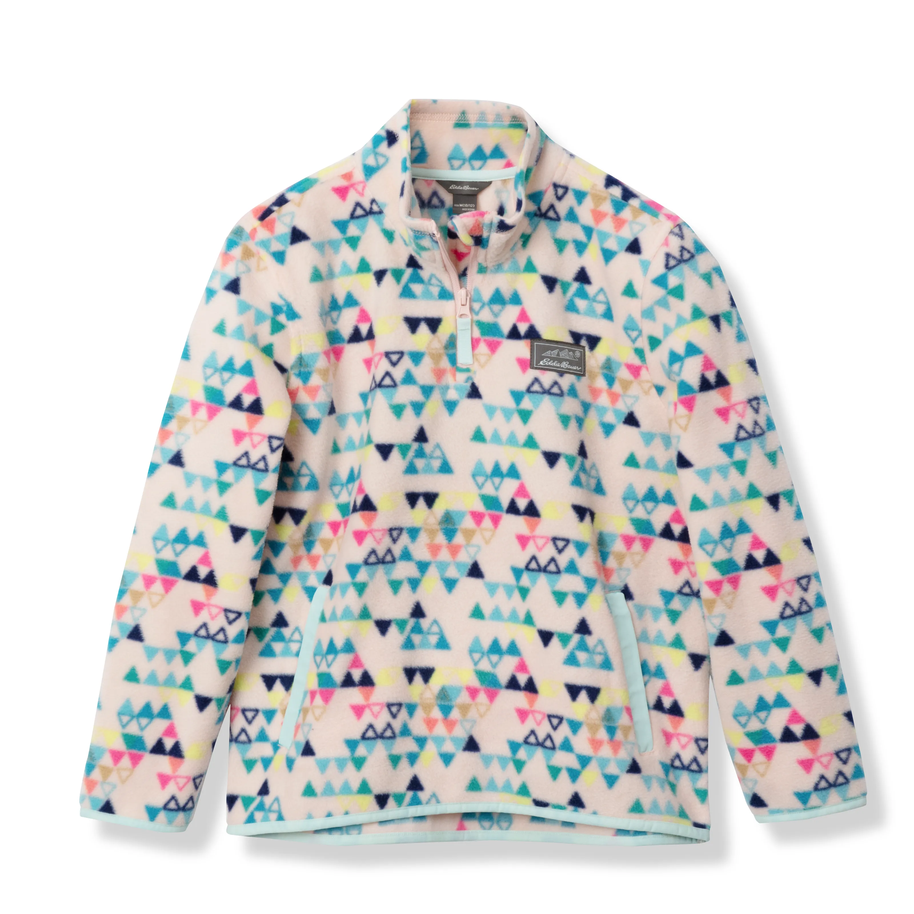 Girls Quest Fleece 1/4-Zip Print warna Pale Peach di toko Joy368