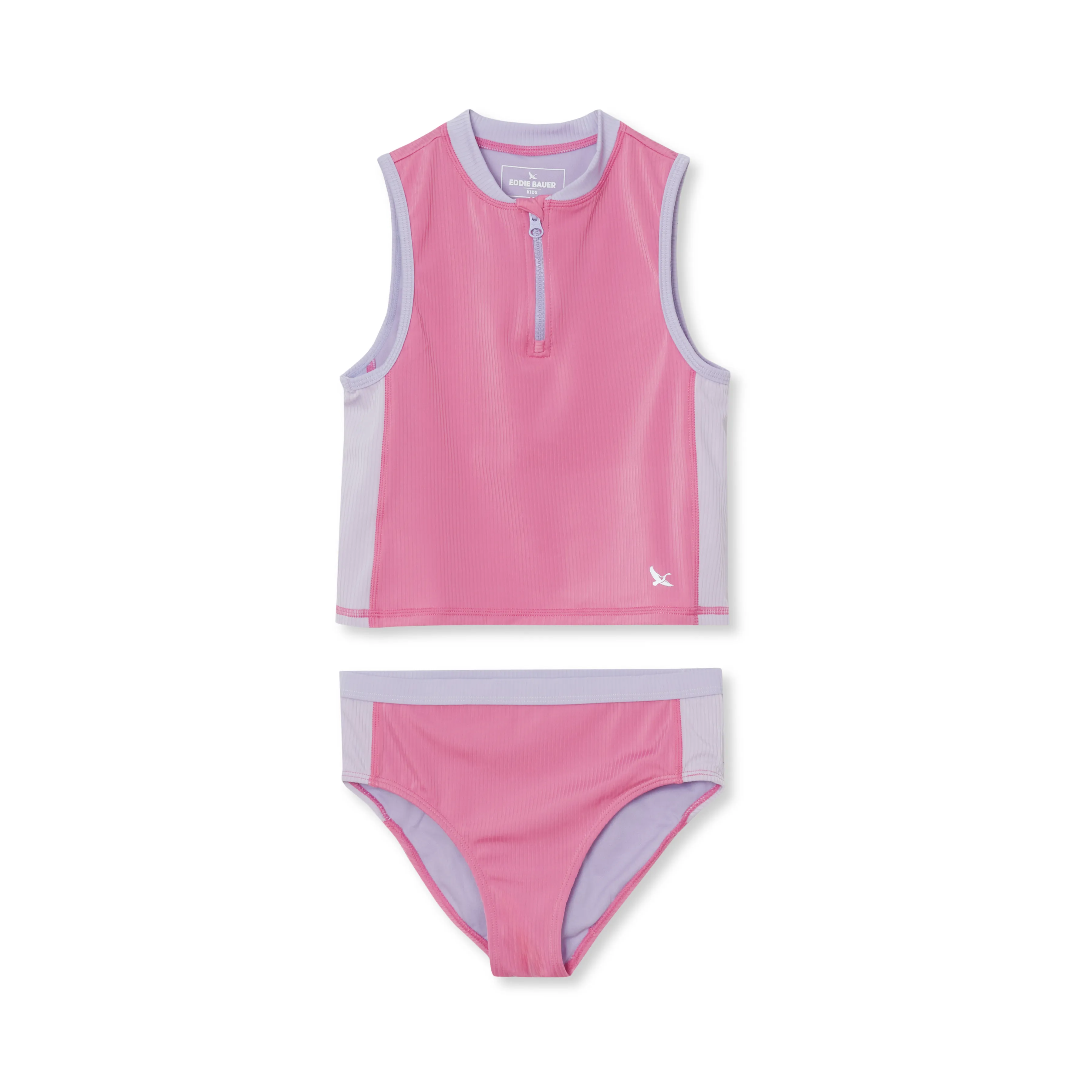 Girls Sea Spray 2 PC Ribbed Tankini anak perempuan warna cerah dari Joy368