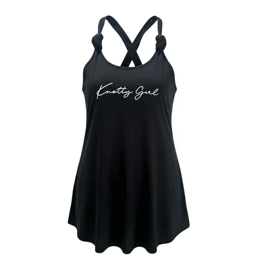 Knotty Girl Cover Up dress pantai warna hitam dari Joy368