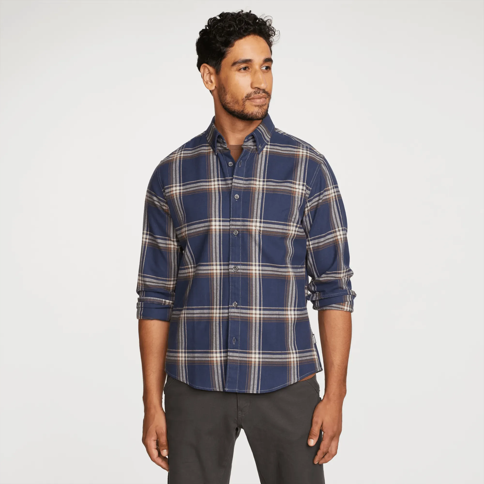Kemeja flanel pria classic fit motif pattern warna menarik di Joy368