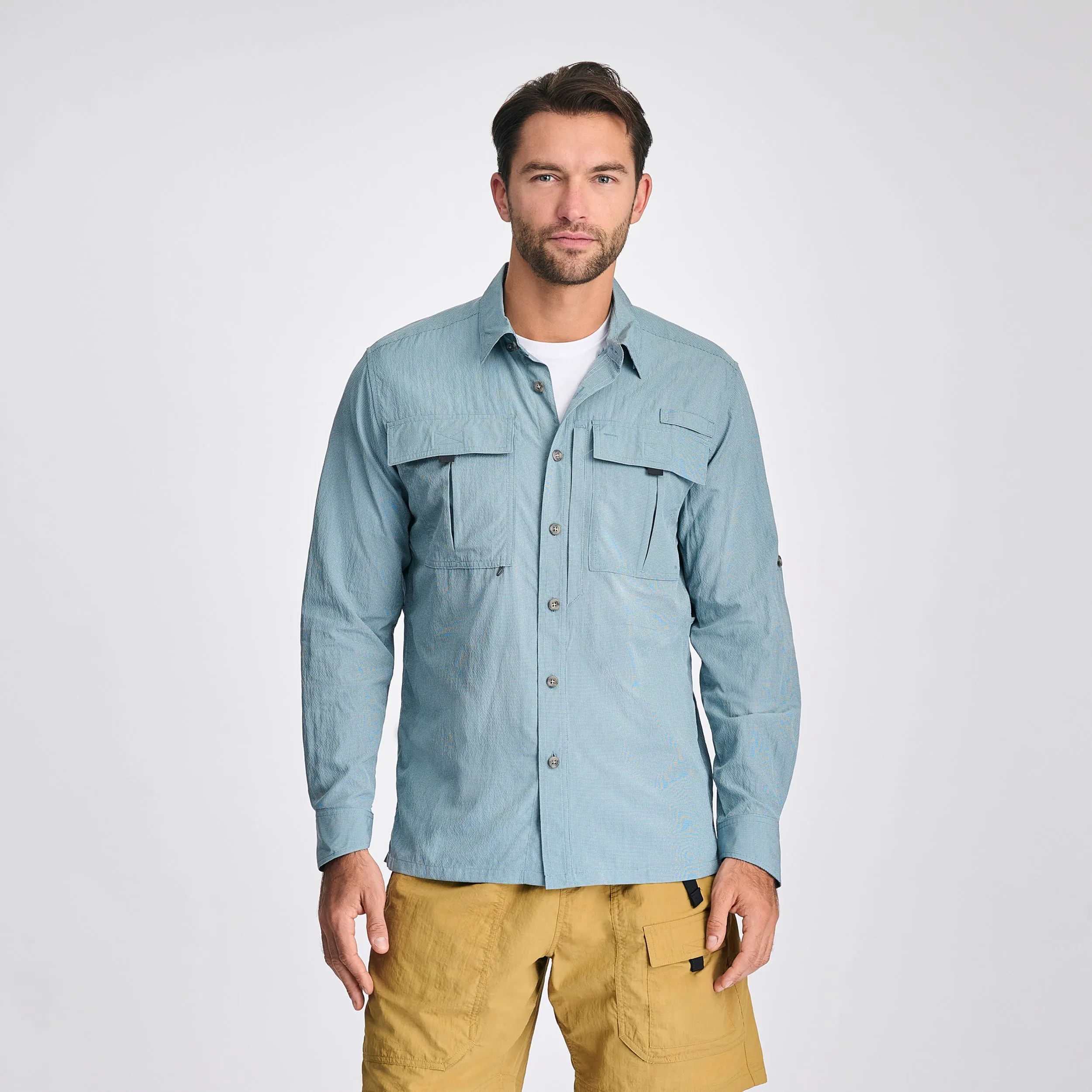 Men's UPF Guide 2.0 Long-Sleeve Shirt Joy368 warna menarik untuk pria