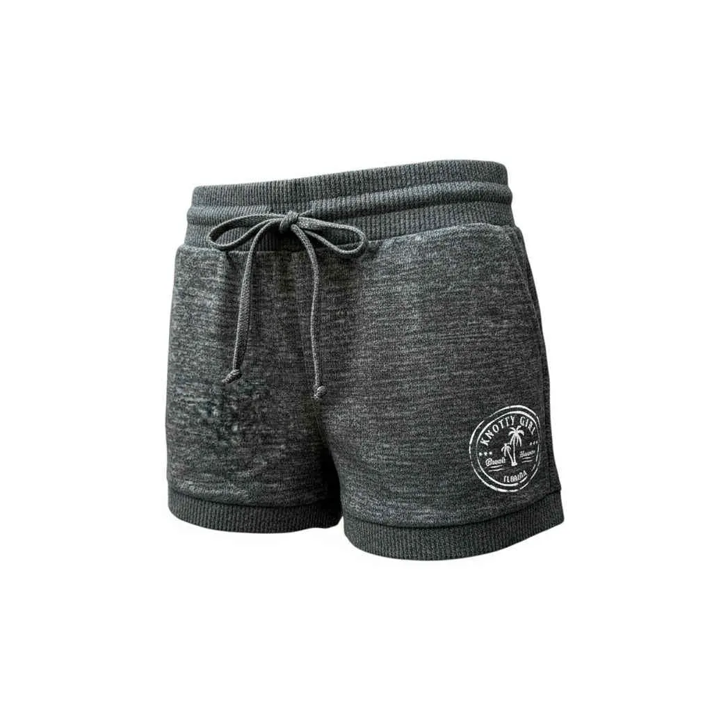 Celana pendek SOFT Viscose Drawstring Short warna charcoal dari Joy368