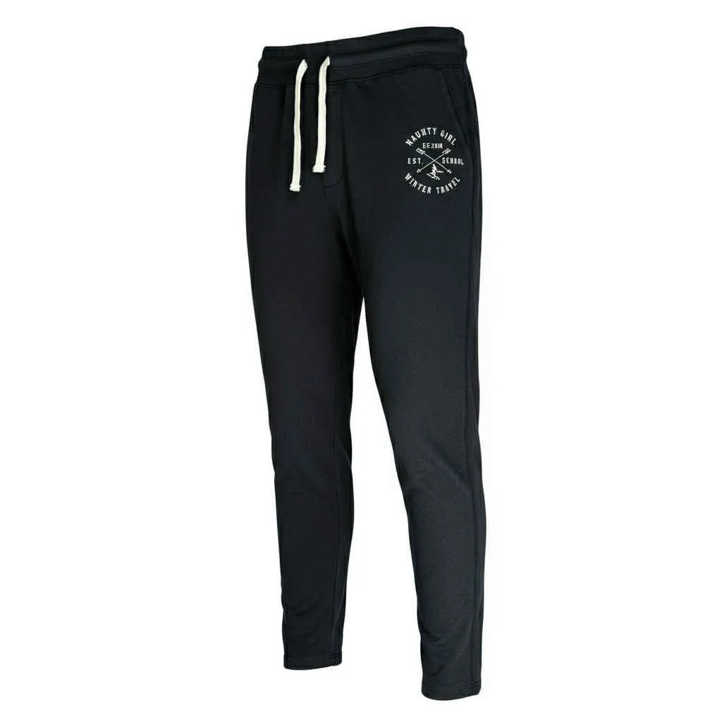 Celana legging wanita warna charcoal abu-abu dari Joy368